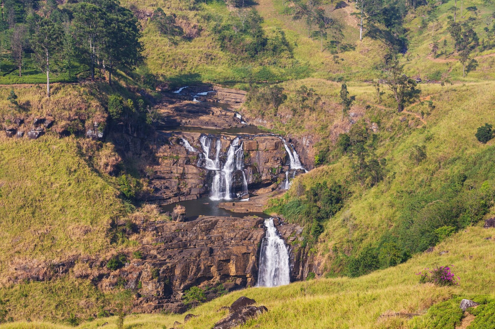 Waterfall on Sri Lanka